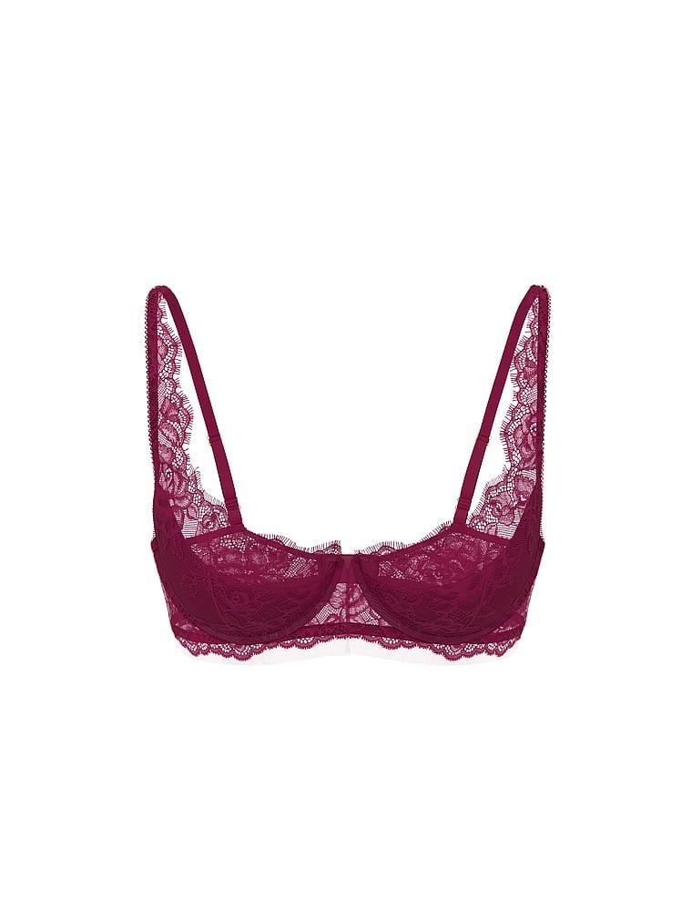 Rose Lace Uplift Balconette Bra Product Image