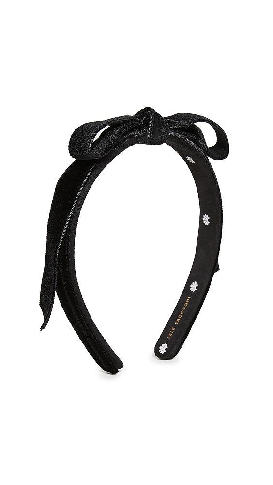 Lele Sadoughi Bardot Velvet Ribbon Slim Headband | Shopbop Product Image