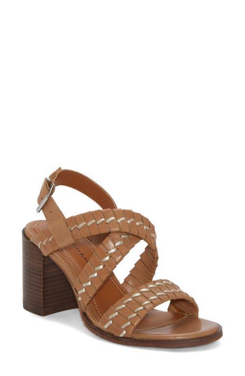 Lucky Brand Womens Dabene Woven Strappy Slingback Block-Heel Sandals Product Image