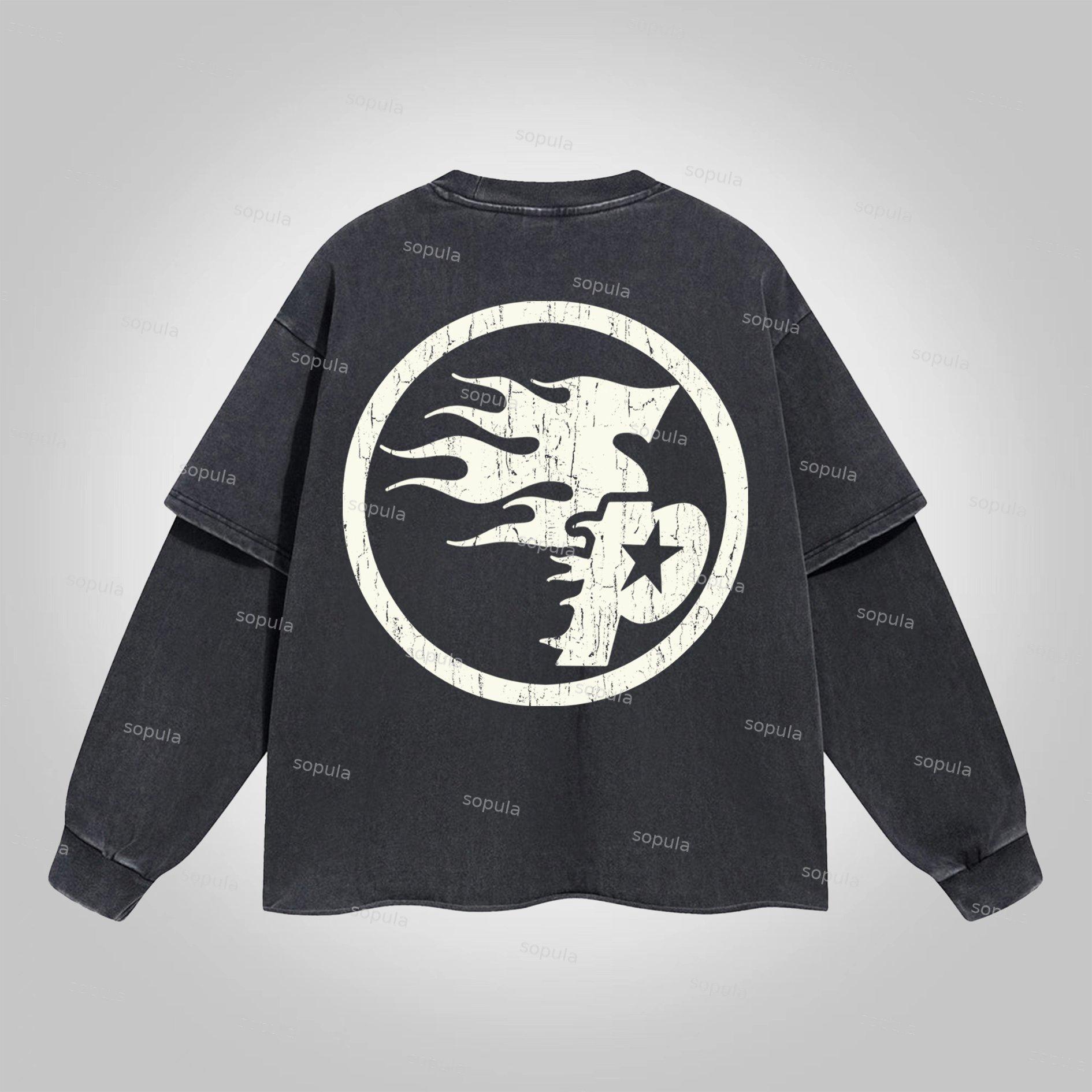 Sopula Fear Nothing, Create Everything Vintage Characters Cotton Long Sleeve T-Shirt Product Image