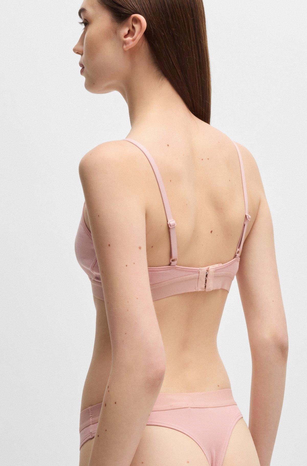 Stretch-modal bralette with logo waistband Product Image