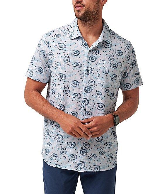 TravisMathew Flourish Short Sleeve Woven Shirt Product Image