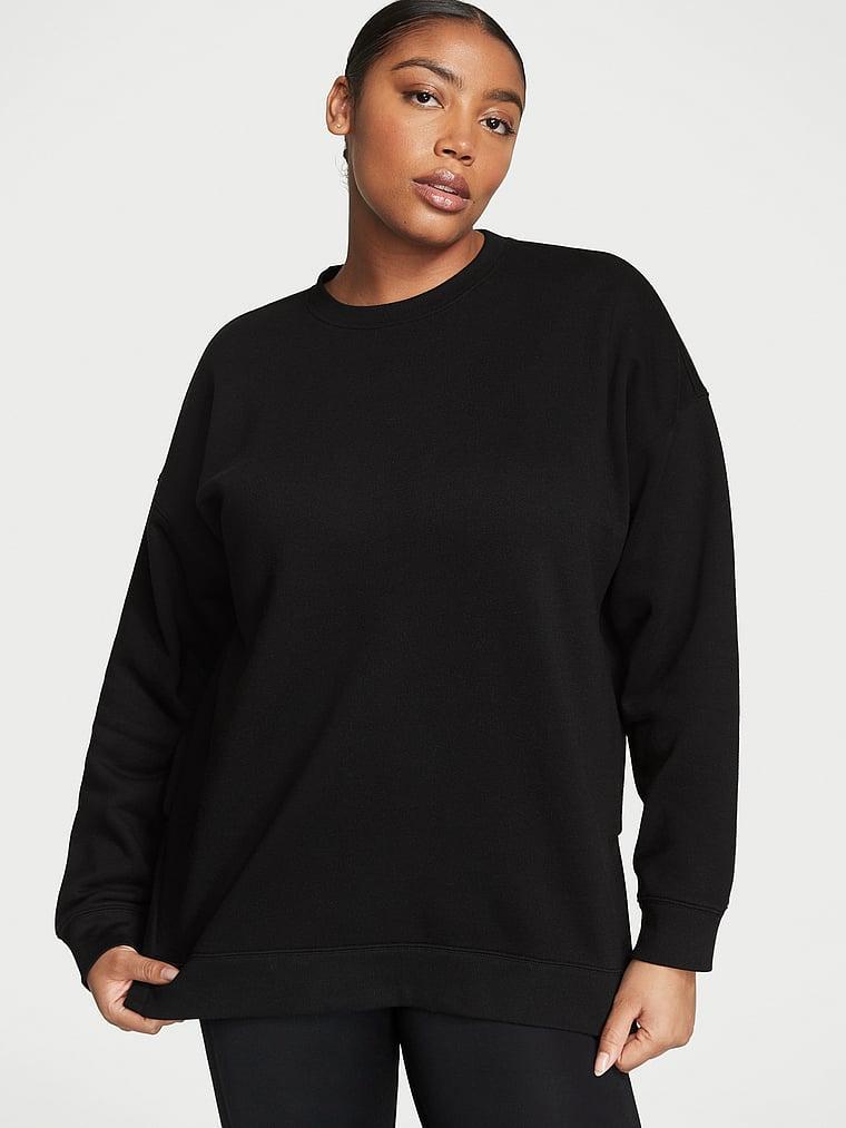 Cotton Fleece Mock Neck Pullover Product Image