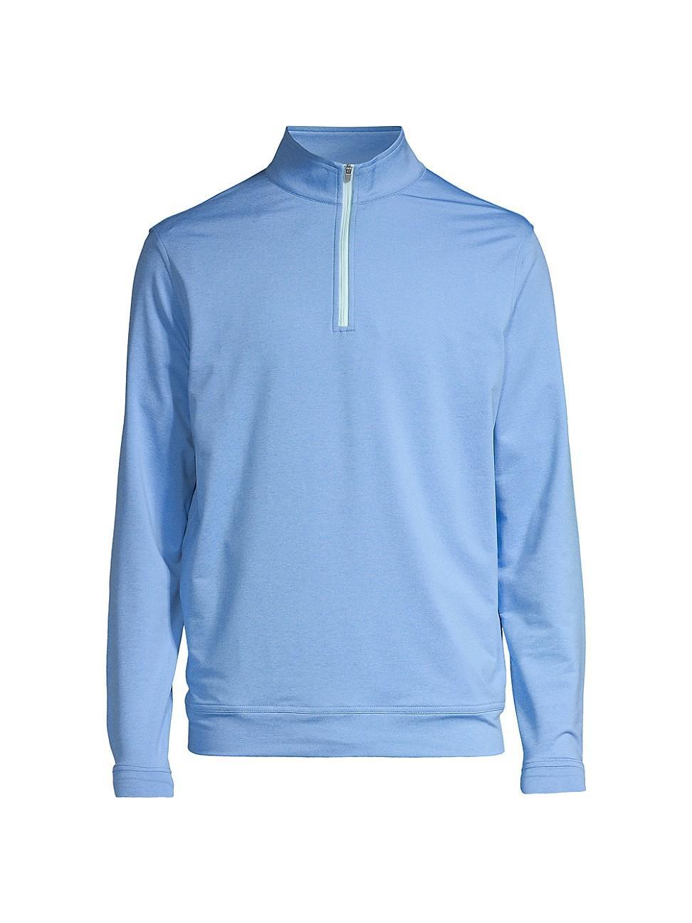 Men's Perth Melange Performance Quarter-Zip Sweater Product Image