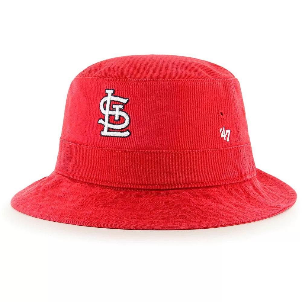 Men's '47 Red St. Louis Cardinals Primary Bucket Hat Product Image