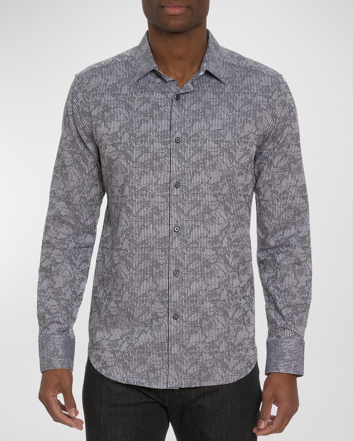 Men's Electric Slide Cotton-Stretch Sport Shirt Product Image