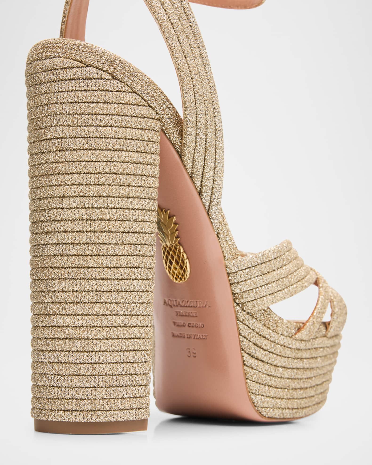 Sundance Lurex Platform Sandals Product Image