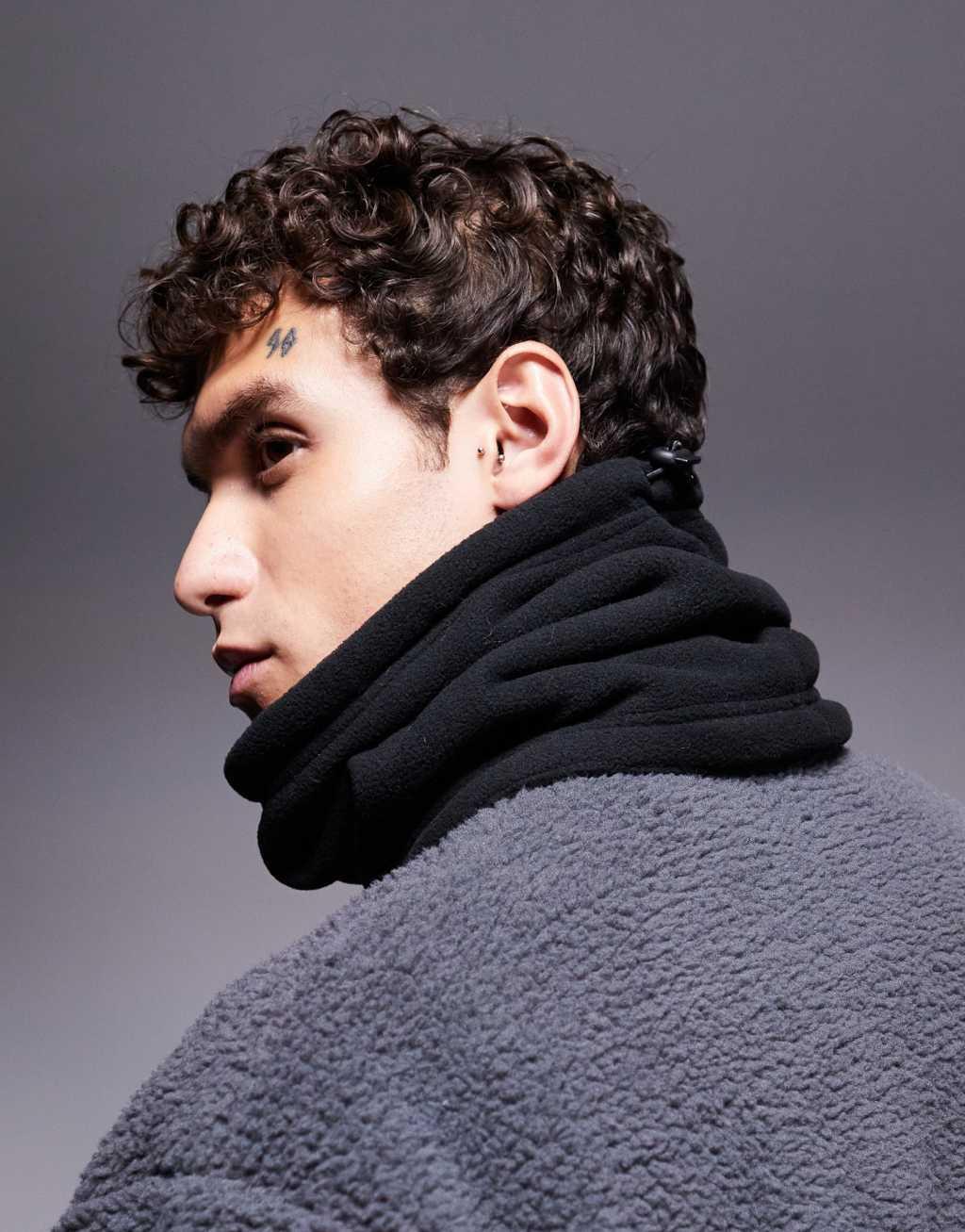 ASOS 4505 Ski fleece snood in black Product Image