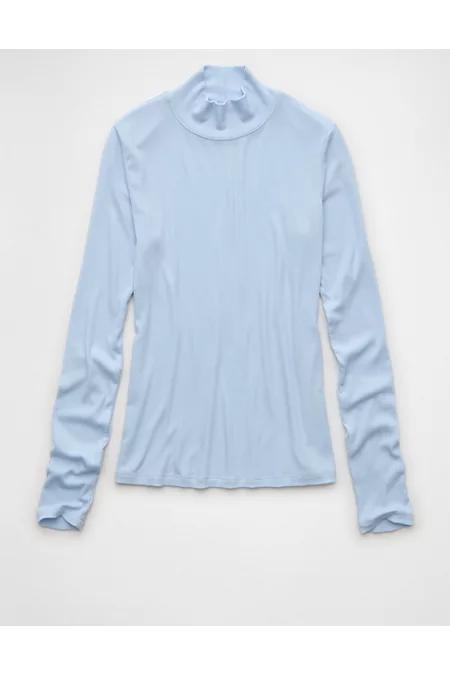 AE Soft Sexy Mock Neck Long-Sleeve T-Shirt Women's Product Image