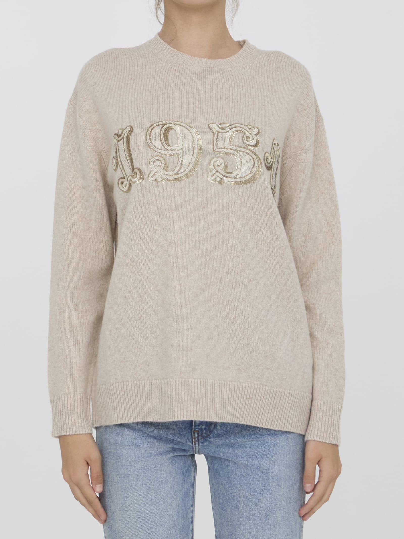 MAX MARA Plata Sweater In Beige Product Image