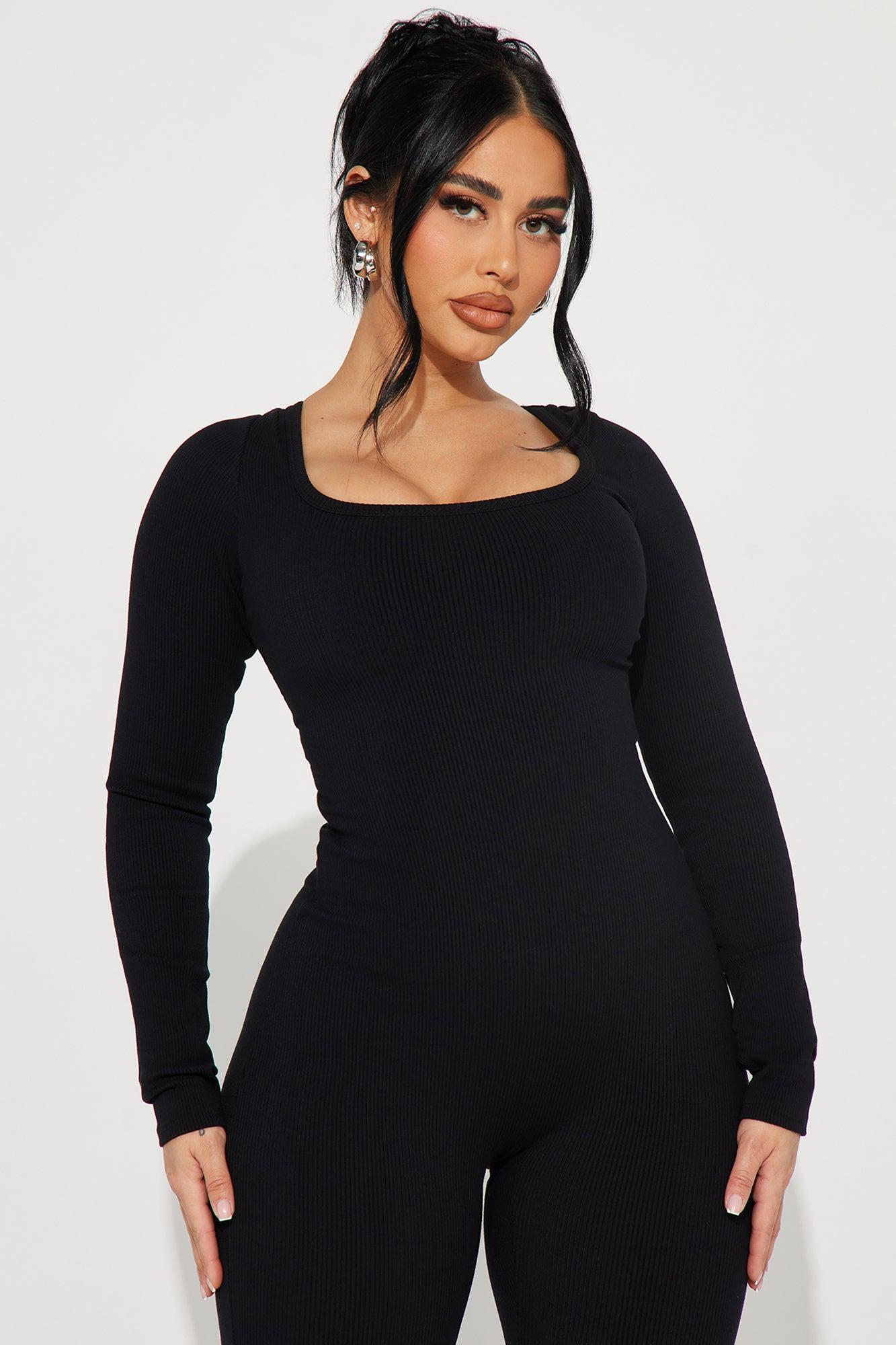 Audrey Snatched Jumpsuit - Black Product Image