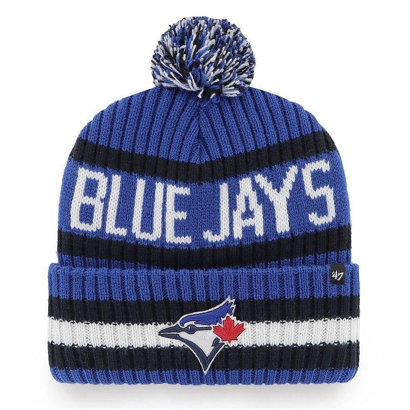 Mens 47 Royal Toronto Jays Bering Cuffed Knit Hat with Pom Product Image