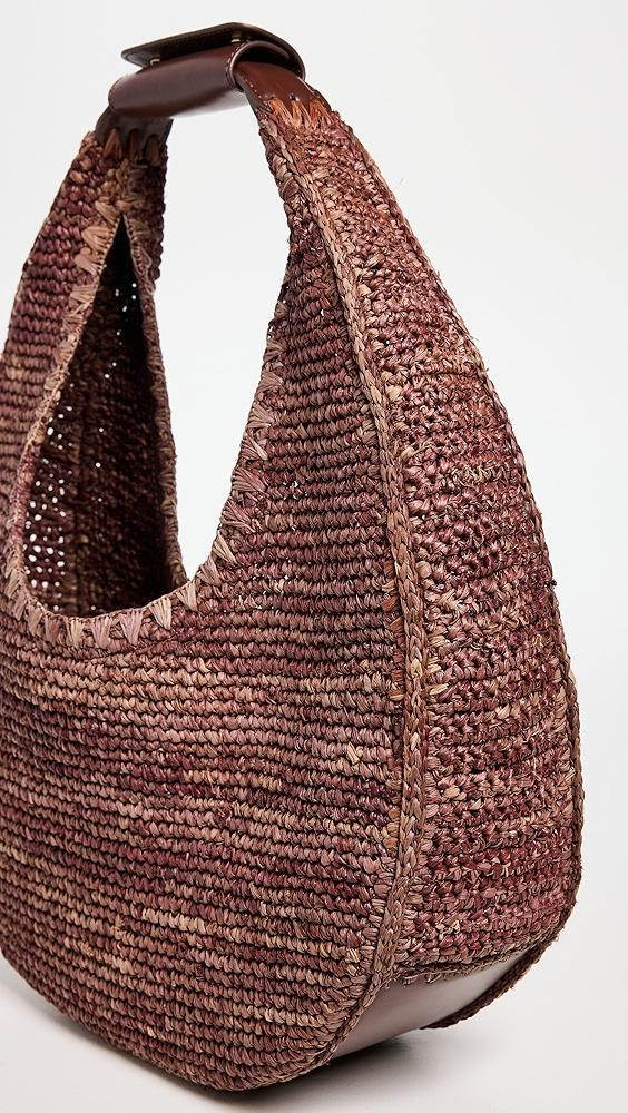 STAUD Large Raffia Moon Tote Bag | Shopbop Product Image