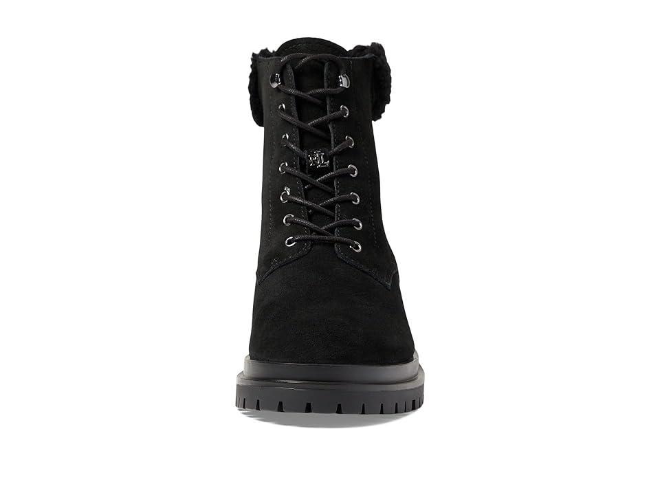 Lauren Ralph Lauren Carlee Bootie Black) Women's Boots Product Image