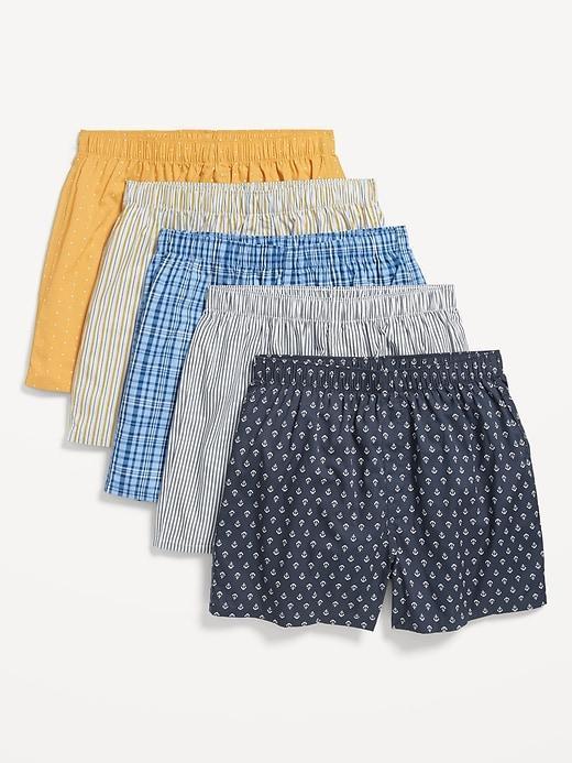 5-Pack Poplin Boxer Shorts Product Image