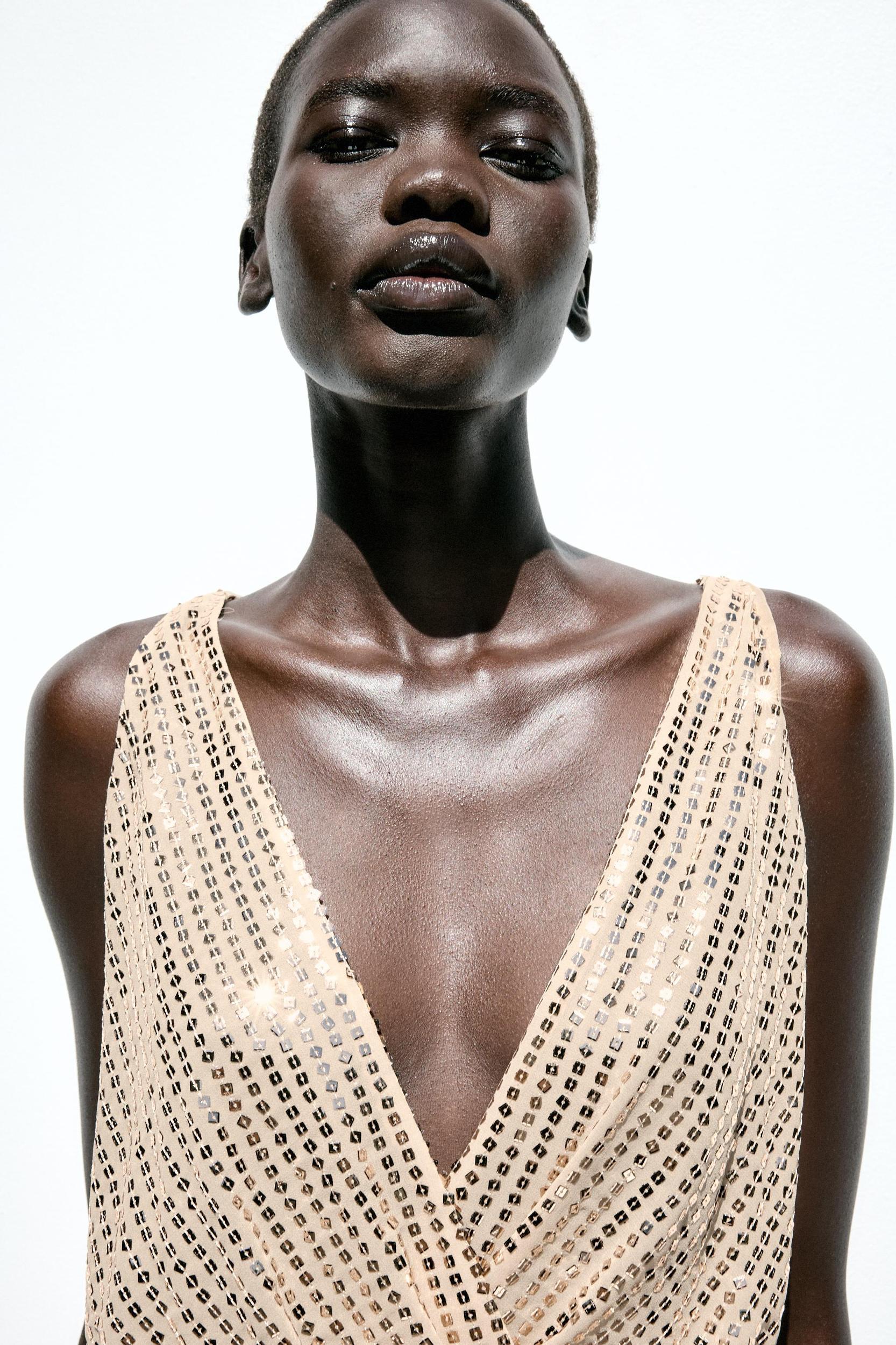 SEQUIN MIDI DRESS Product Image