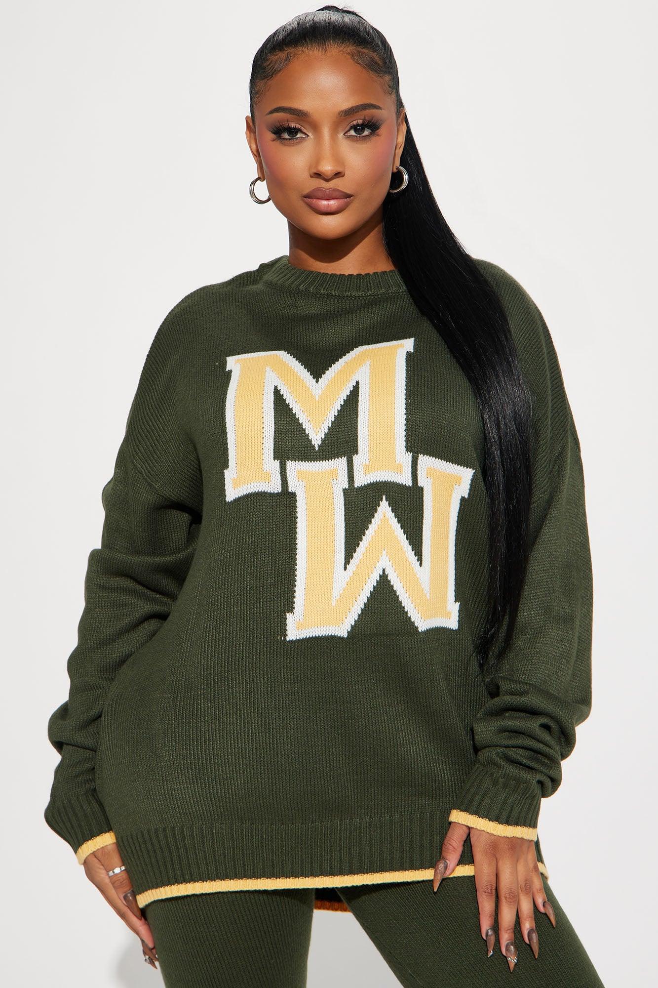 It's My Way Sweater Pant Set - Olive Product Image