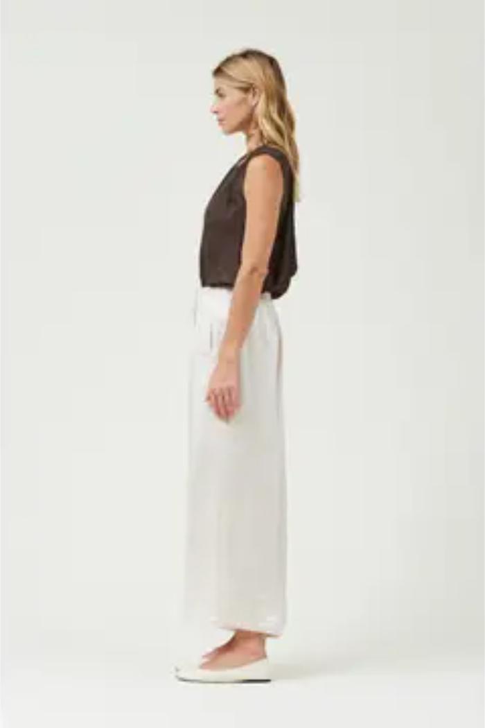 Wide Leg Satin Pants Product Image