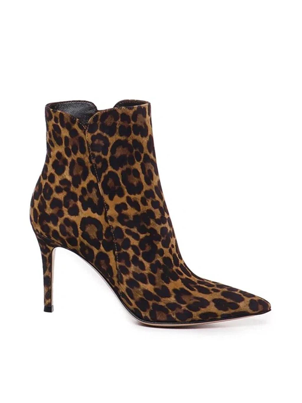 GIANVITO ROSSI Levy 85 In Leopard Print Product Image