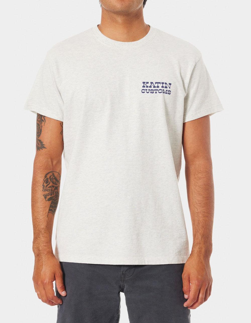 KATIN Drainer Mens Tee - HEATHER GRAY Product Image