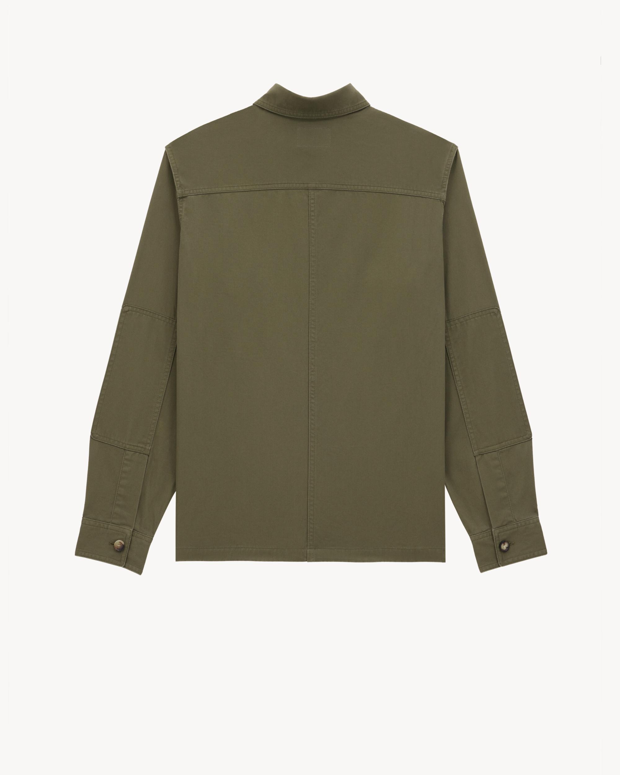 overshirt in cotton twill Product Image
