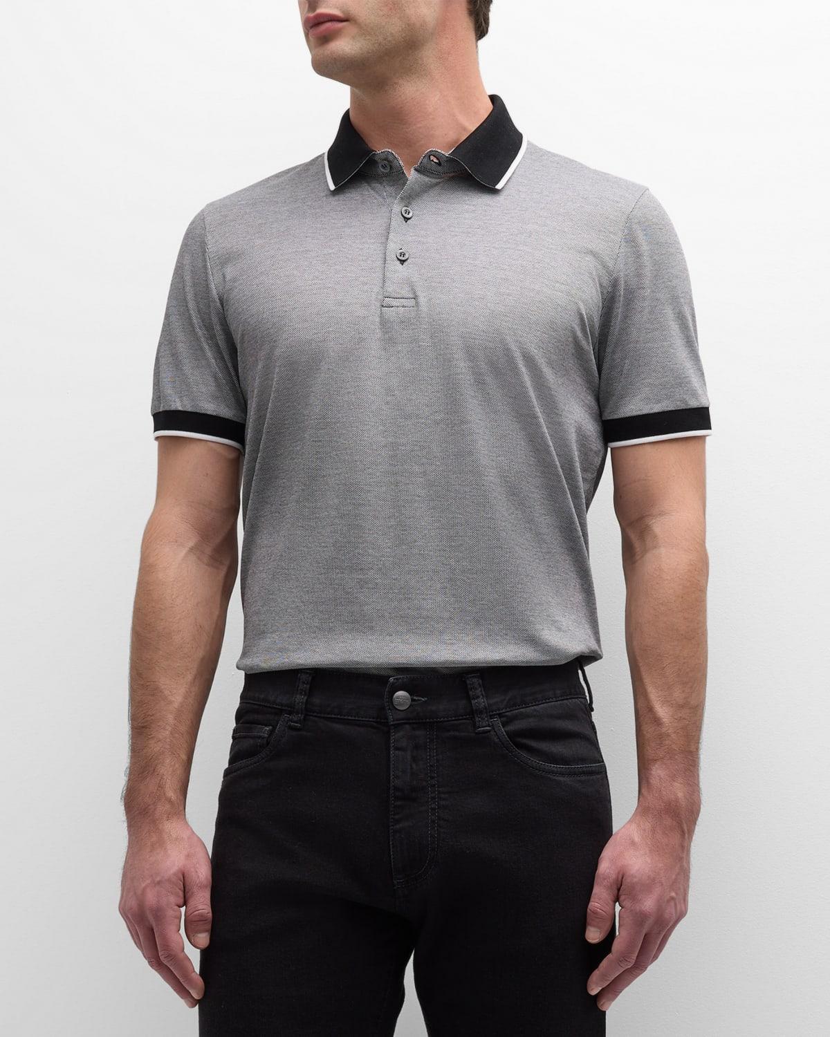 Men's Cotton Polo Shirt Product Image