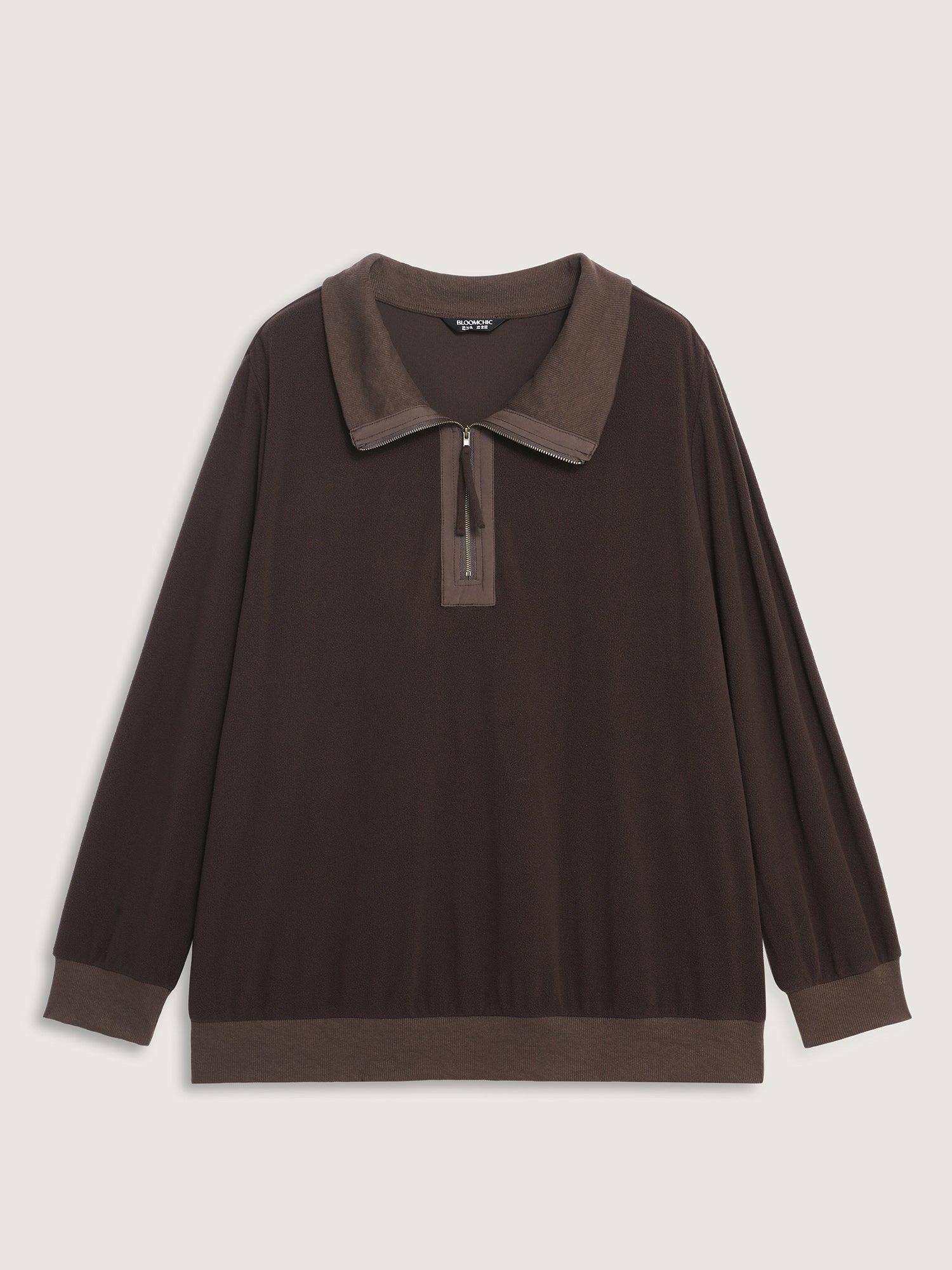 Stitched Wool-Cashmere Crewneck Sweater Product Image