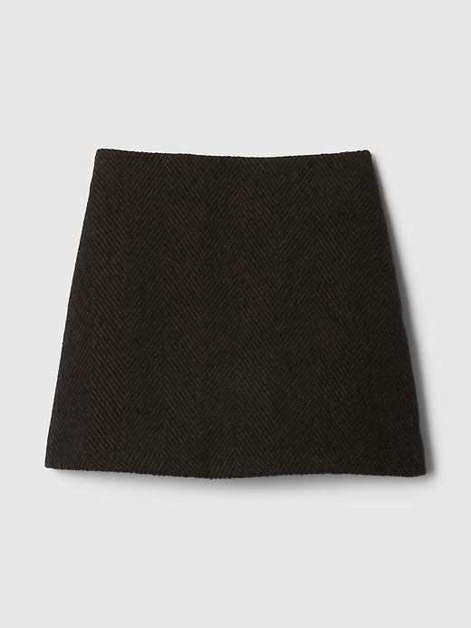 Herringbone Mini Skirt Product Image