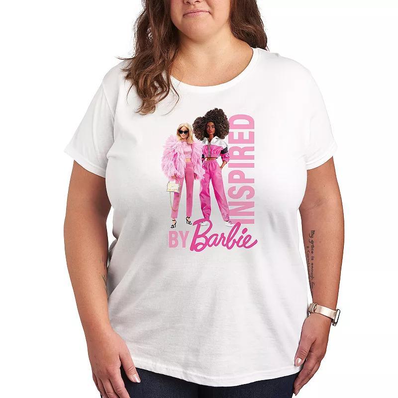 Plus Size Barbie Inspired By Barbie Graphic Tee, Womens Product Image