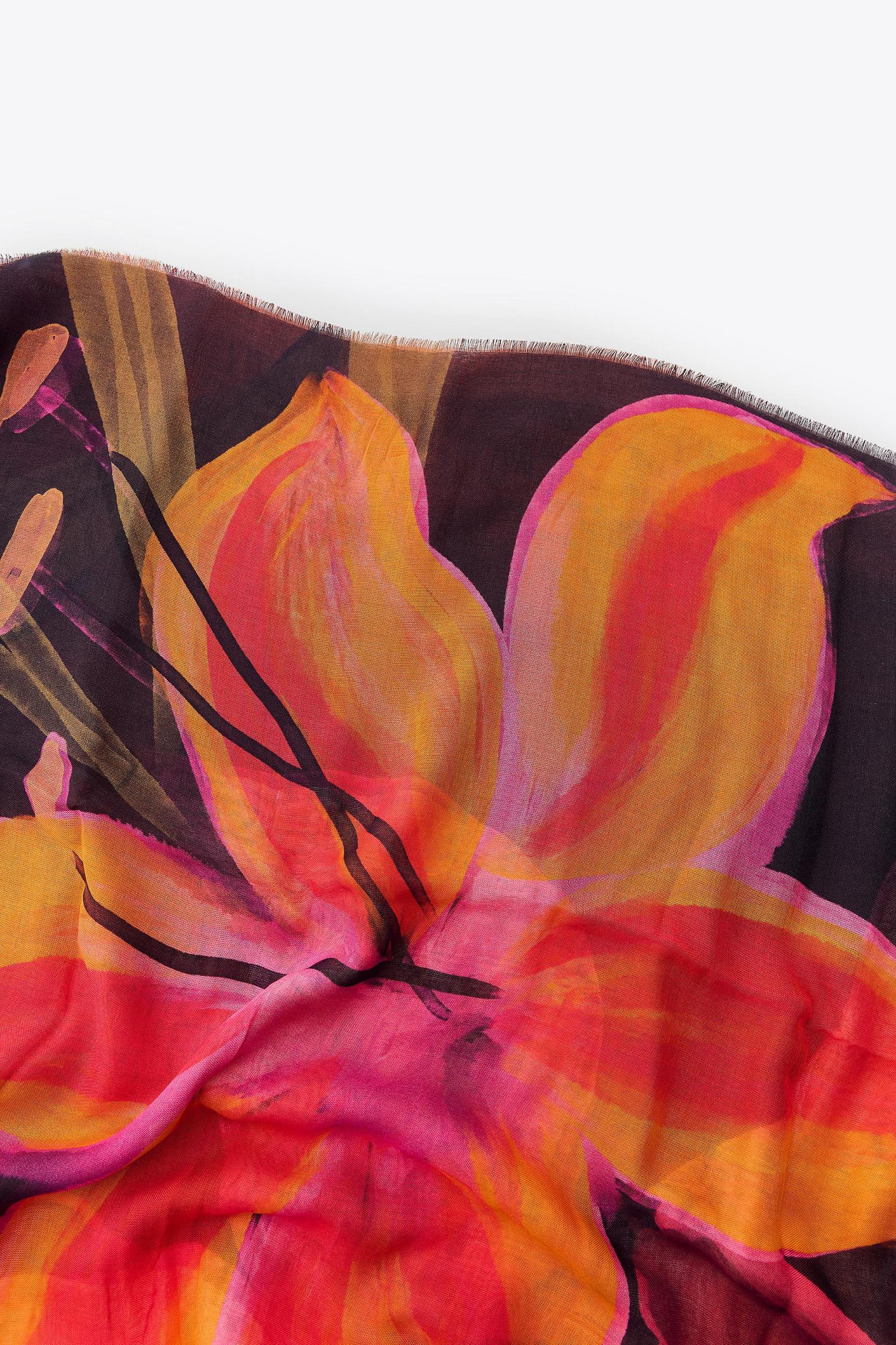 MODAL PRINT SCARF Product Image