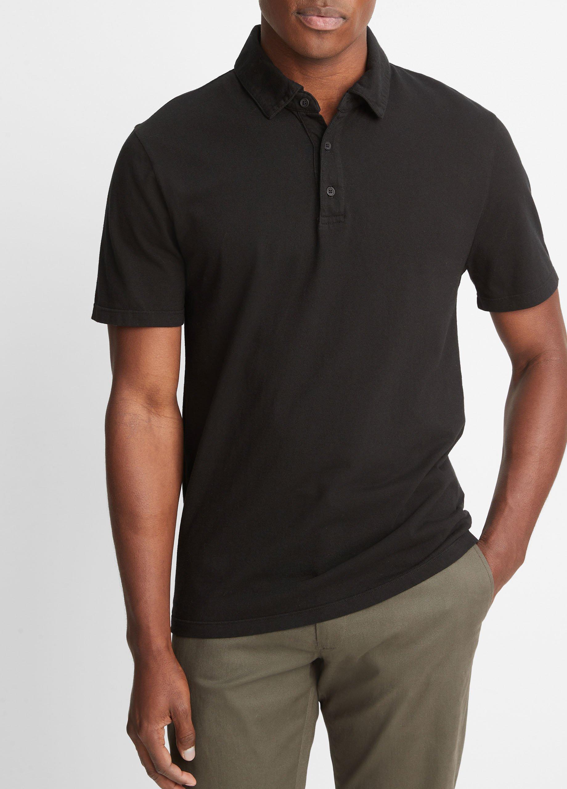 Garment Dye Cotton Polo Shirt Product Image