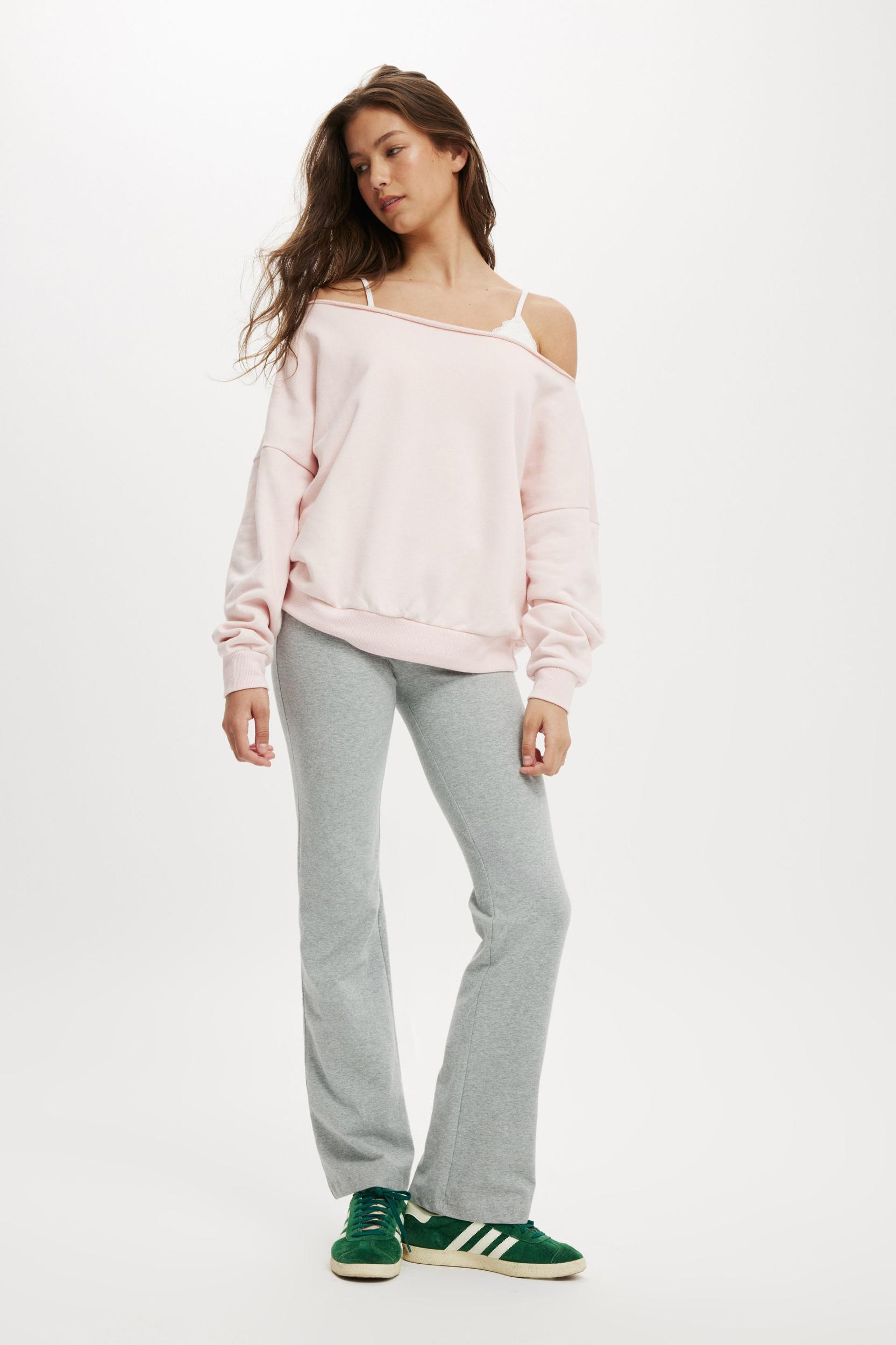 Classic Fleece Off The Shoulder Sweatshirt Product Image
