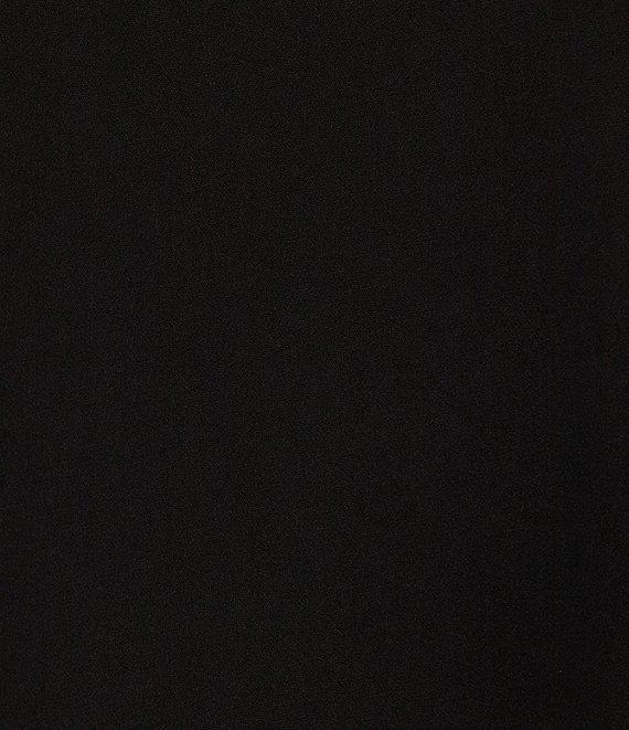 Eva Varro Solid Knit Jersey Crew Neck Sleeveless Top Product Image