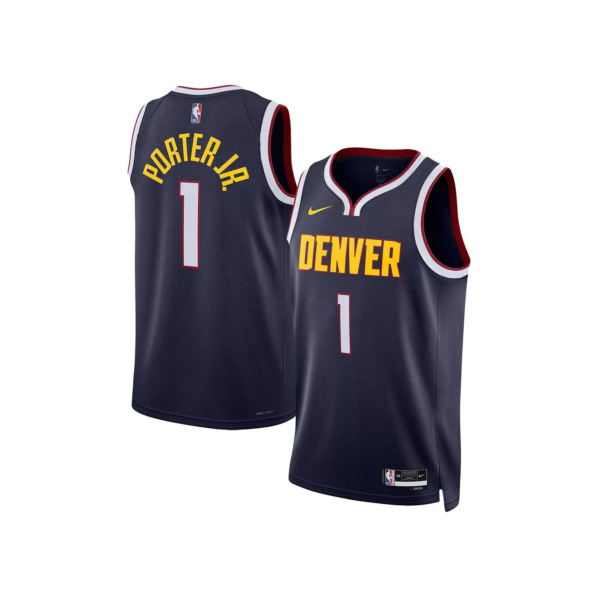Unisex Nike Michael Porter Jr. Navy Denver Nuggets Swingman Jersey - Icon Edition, Adult Unisex,  Product Image