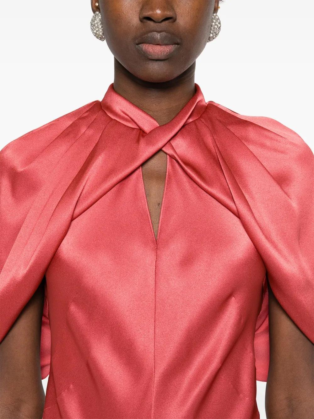 draped maxi dress Product Image