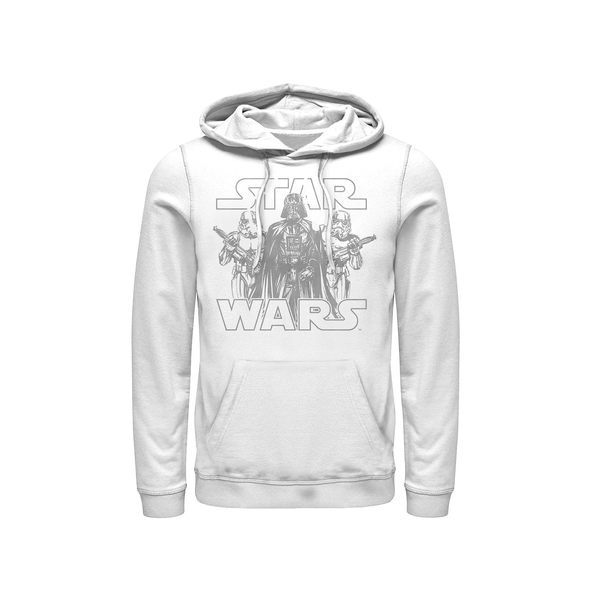 Men's Star Wars Graphic Hoodie, Size: Medium, White Product Image