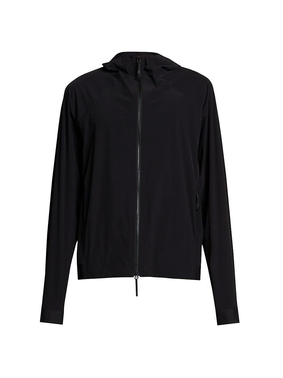 Mens Kurz Nylon Hooded Jacket Product Image