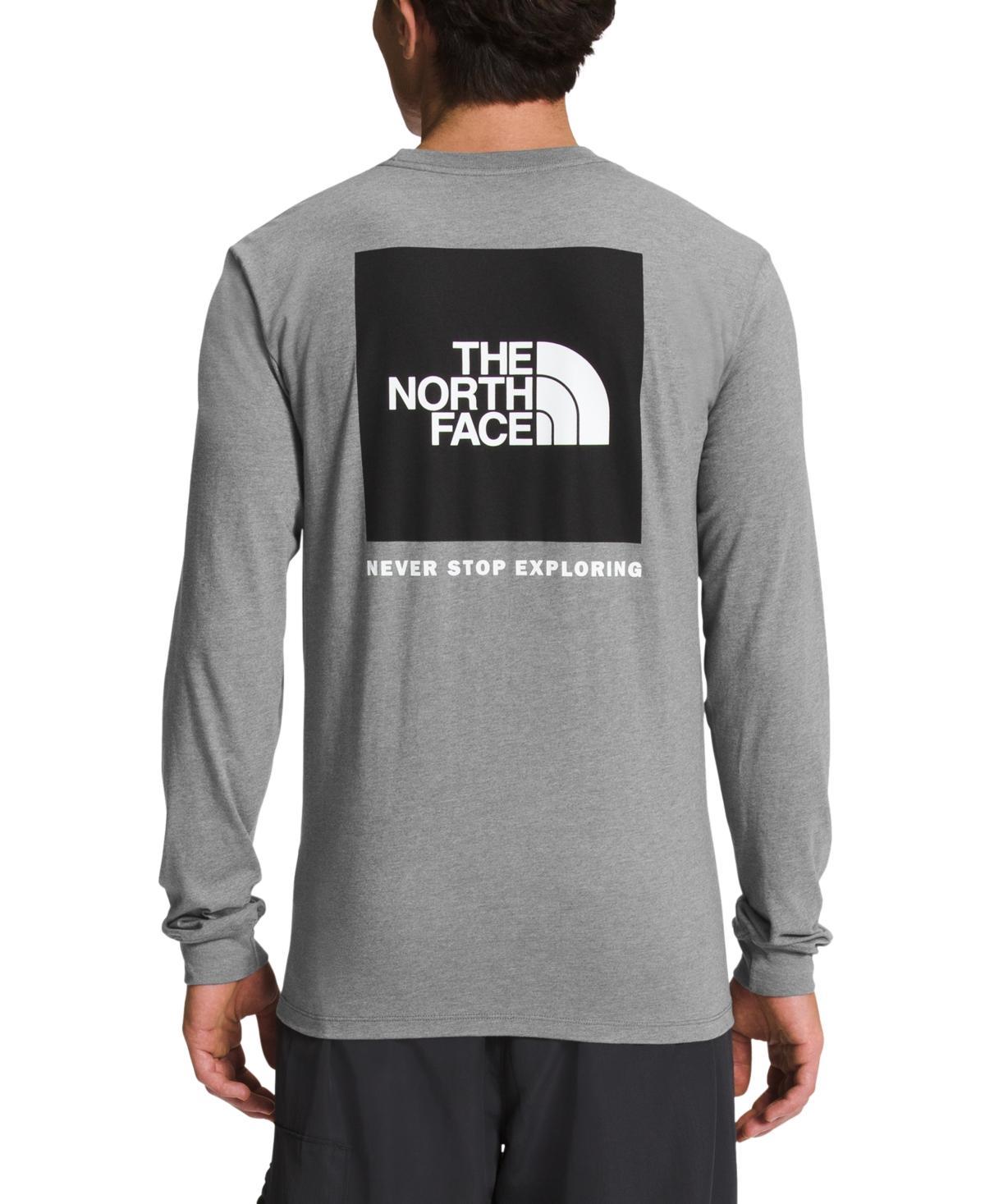 The North Face Men's L/S Box NSE Tee (Muted Pine) Men's T Shirt Product Image