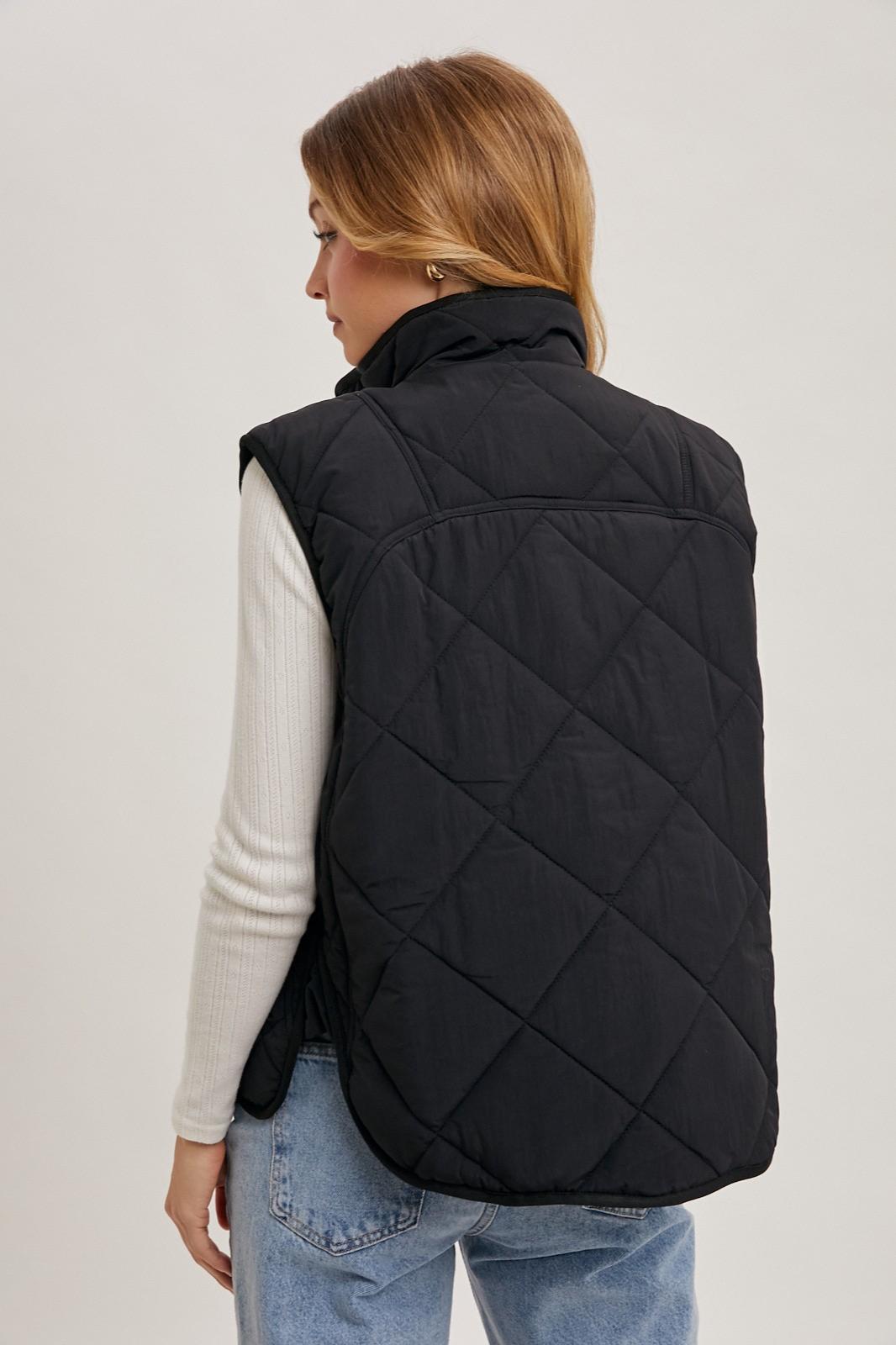 Quilted Puffer Vest Product Image