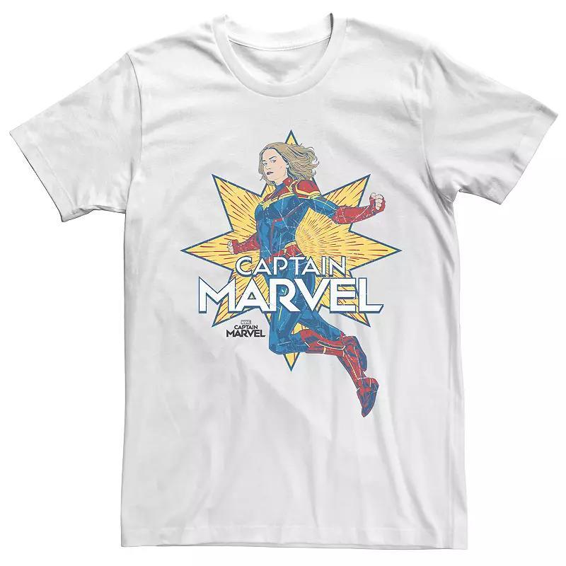 Men's Captain Marvel Star Tee,  Product Image