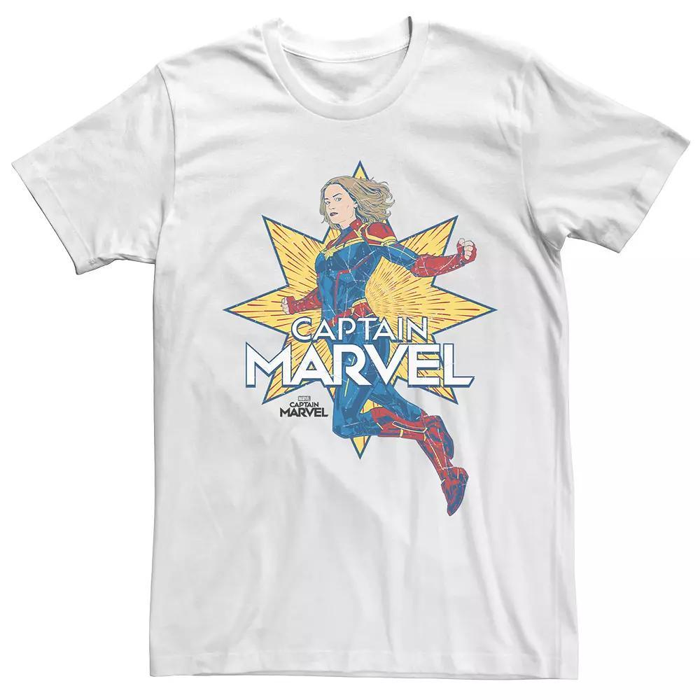 Men's Captain Marvel Star Tee,  Product Image