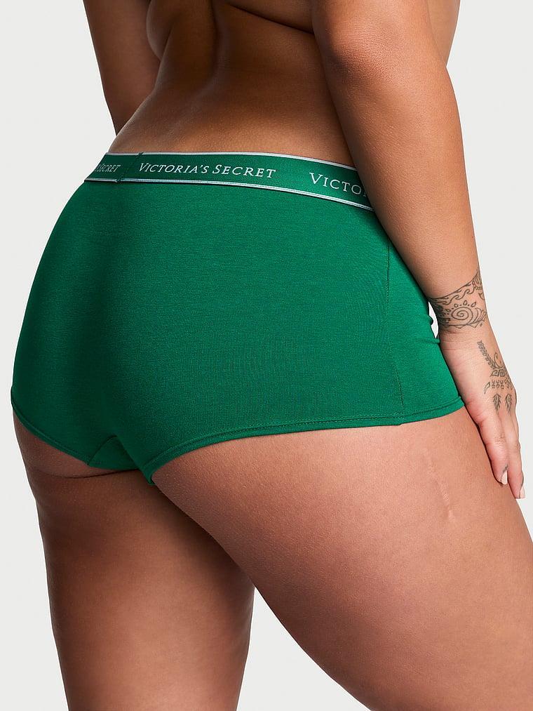 Logo Cotton Boyshort Panty Product Image