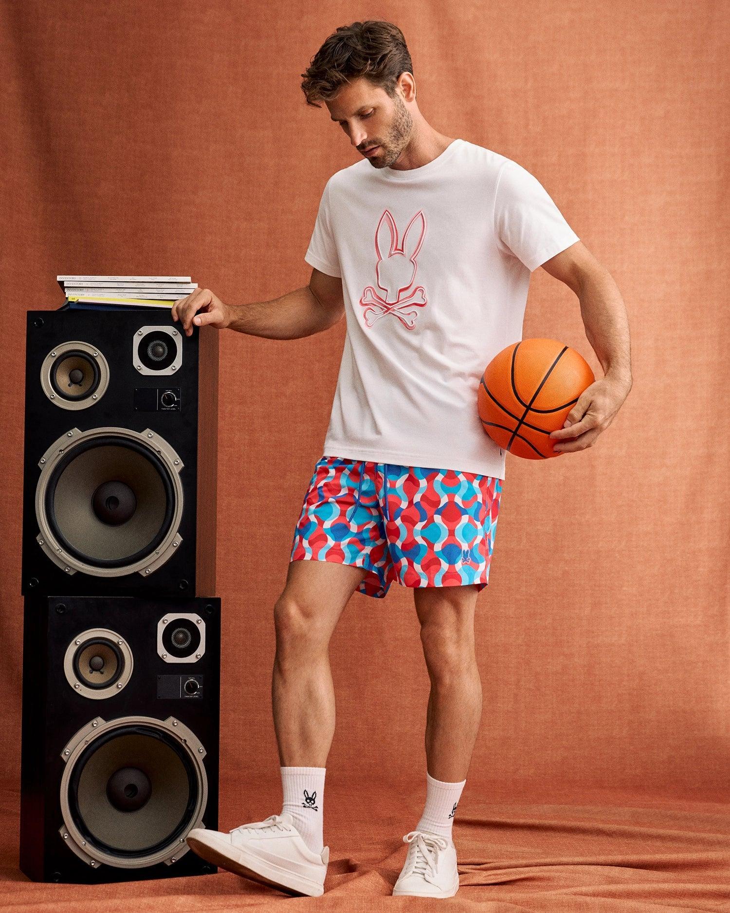 MENS WALTER LIGHTWEIGHT PRINT SWIM TRUNK - B6W863D200 Product Image