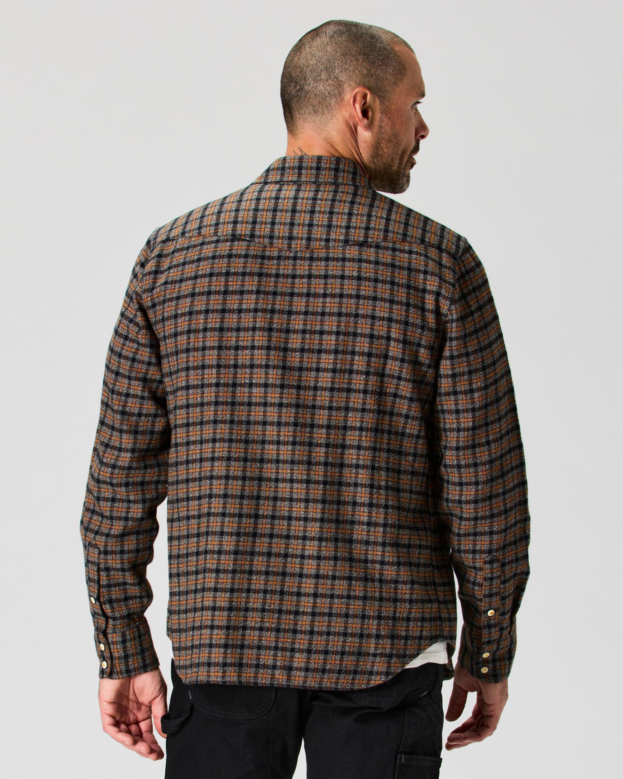 Flannel Western Button Down Shirt Product Image