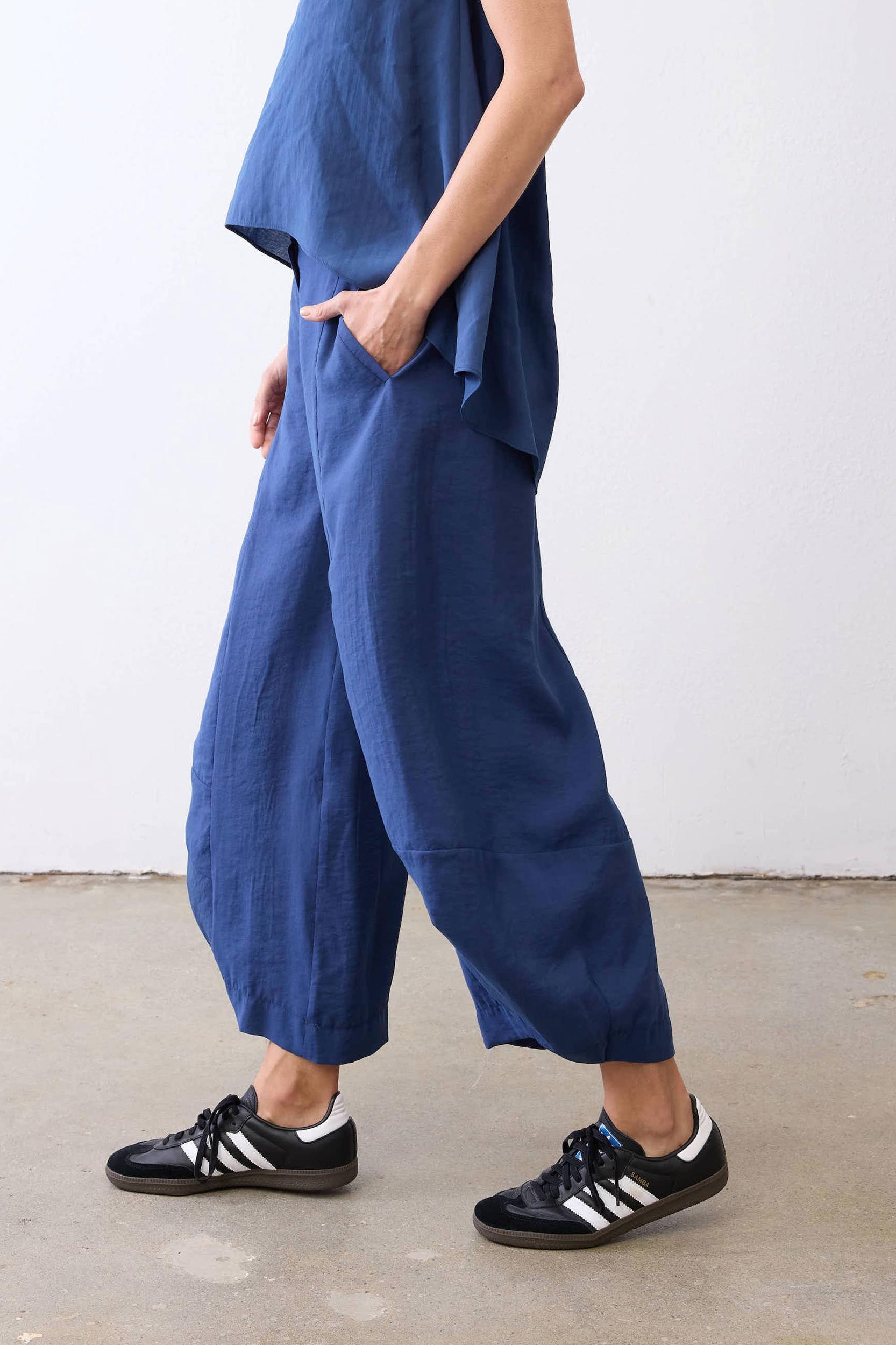 Not Your Average Wide Leg Light Poplin Pants Product Image