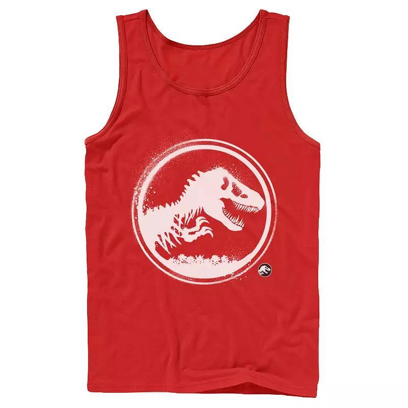 Men's Jurassic World: Fallen Kingdom Paint Splatter Logo Tank Top,  Product Image