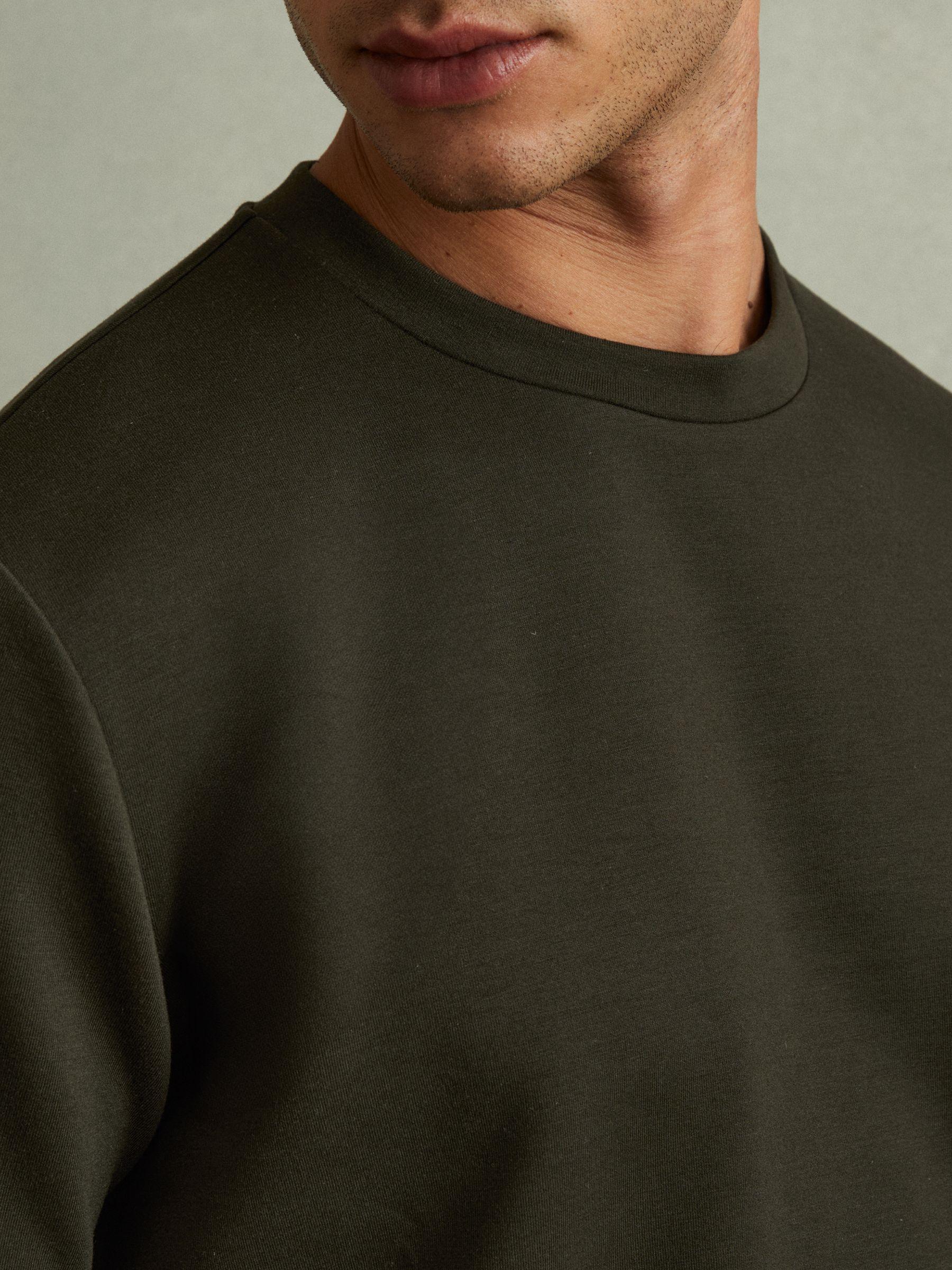 Interlock Jersey Crew Neck T-Shirt in Deep Forest Product Image