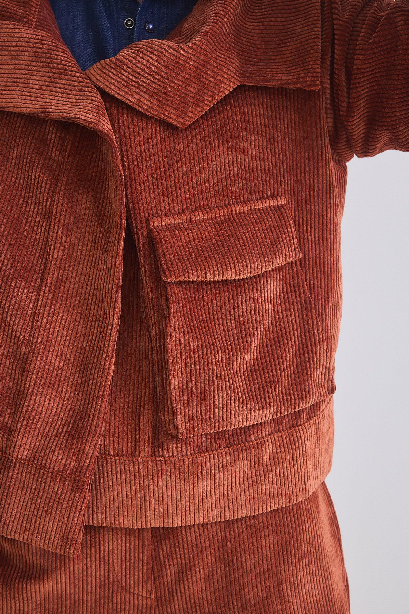 The Corduroy Mini Drama Jacket Product Image