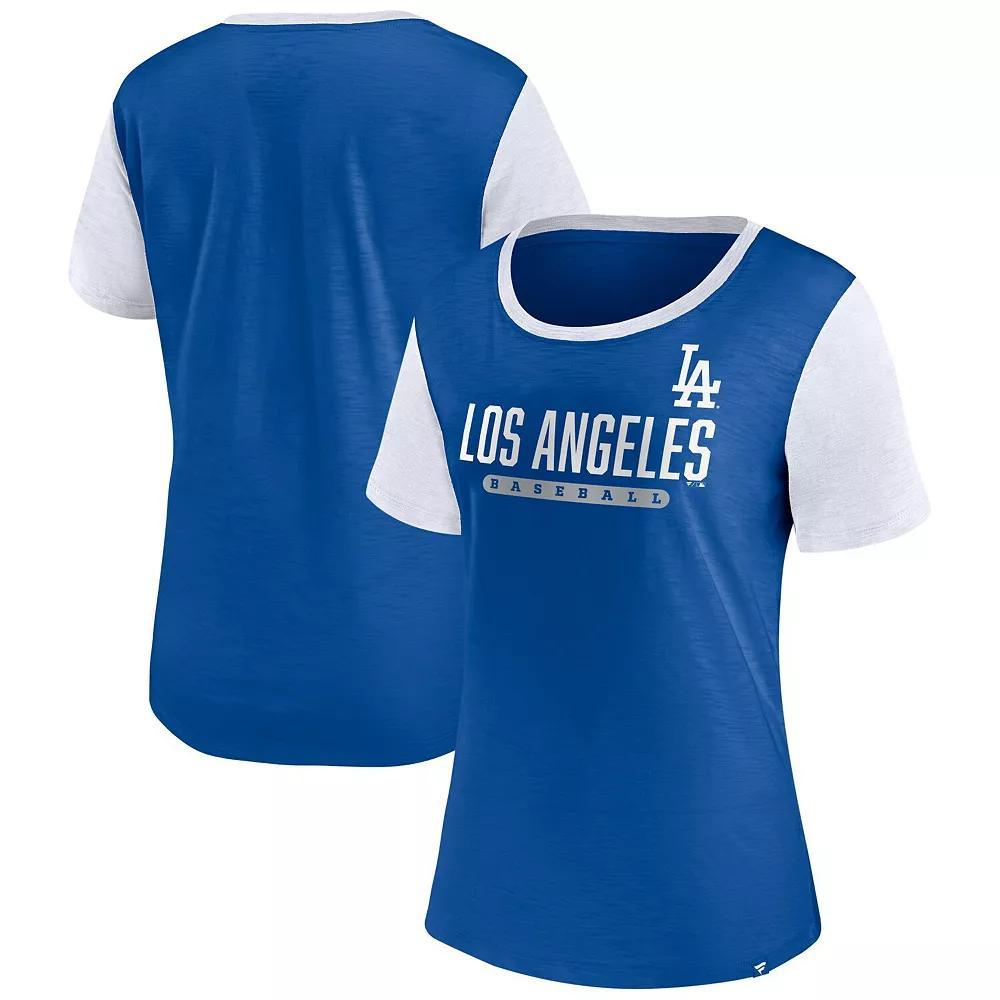 Women's Fanatics Branded Royal Los Angeles Dodgers Mound T-Shirt, Size: Medium, Blue Product Image