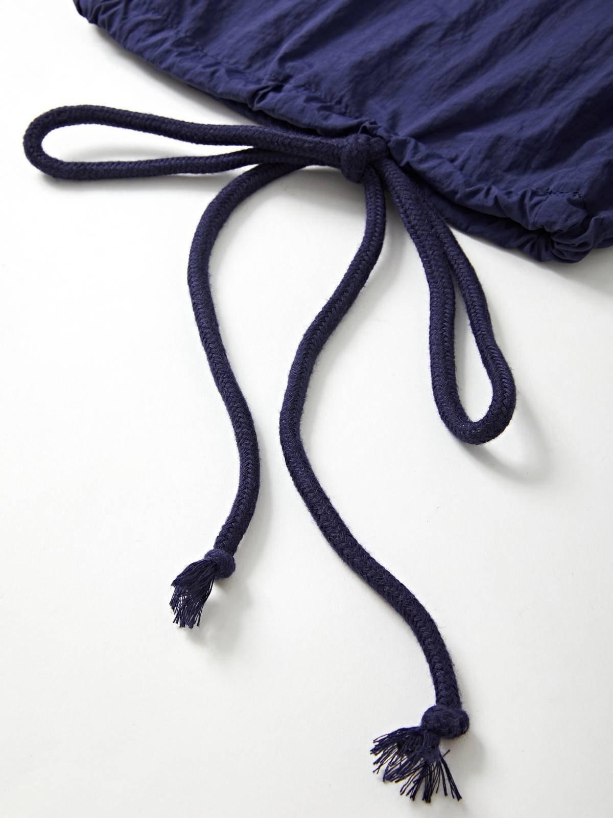 Tie Strap Baggy Parachute Cargo Pants Product Image